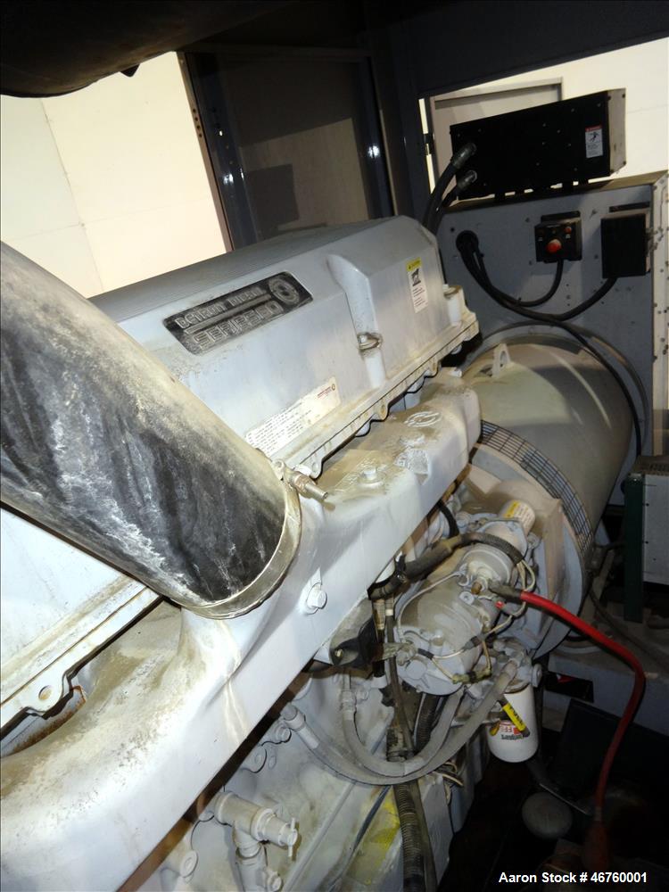 Used Detroit Diesel 405 kW diesel generator model 400DSE. Detroit Series 60 engi