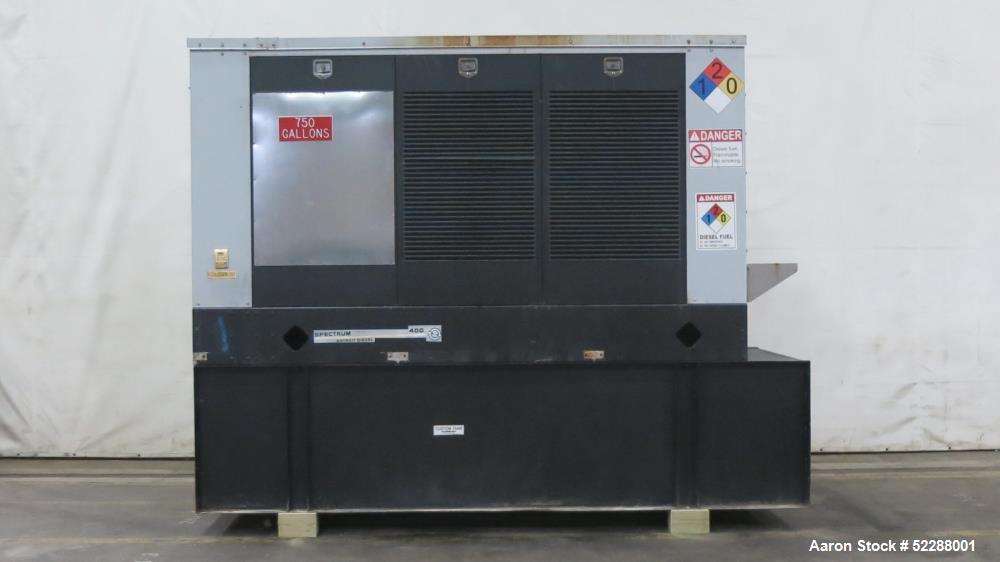 Spectrum Diesel Generator, 400 KW, Model 400DSE, Standby, with Base Tank.