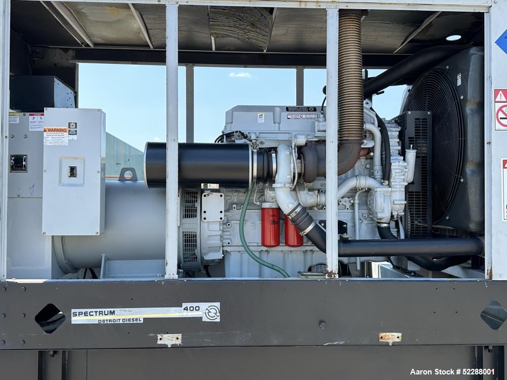 Spectrum Diesel Generator, 400 KW, Model 400DSE, Standby, with Base Tank.