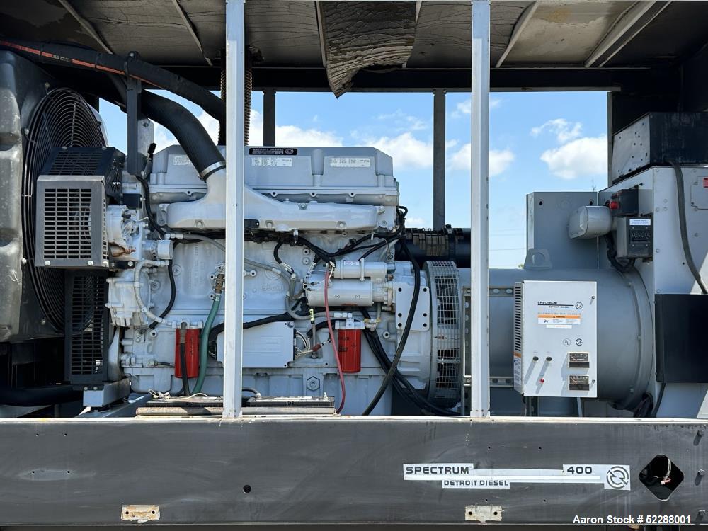 Spectrum Diesel Generator, 400 KW, Model 400DSE, Standby, with Base Tank.