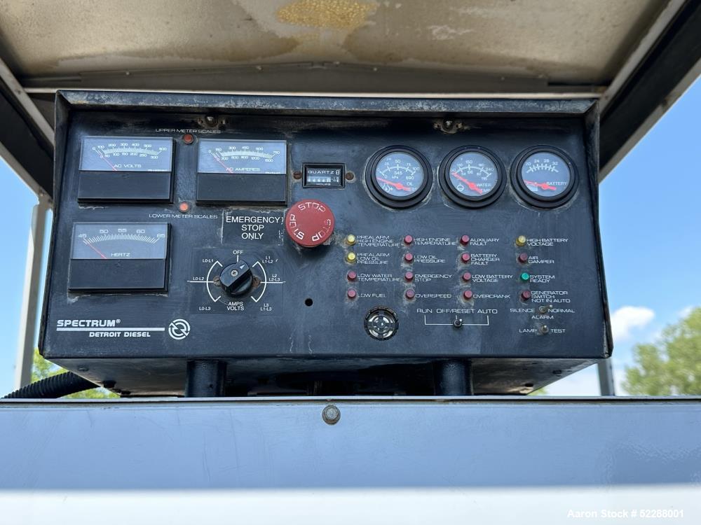 Spectrum Diesel Generator, 400 KW, Model 400DSE, Standby, with Base Tank.
