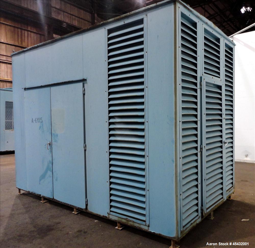 Used Detroit Diesel Spectrum 500 kW Standby Diesel Generator Set, Model 500DS60