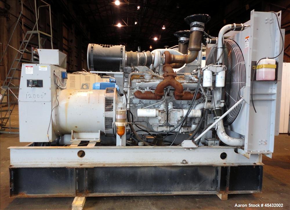 Used Detroit Diesel Spectrum 500 kW Standby Diesel Generator Set, Model 500DS60