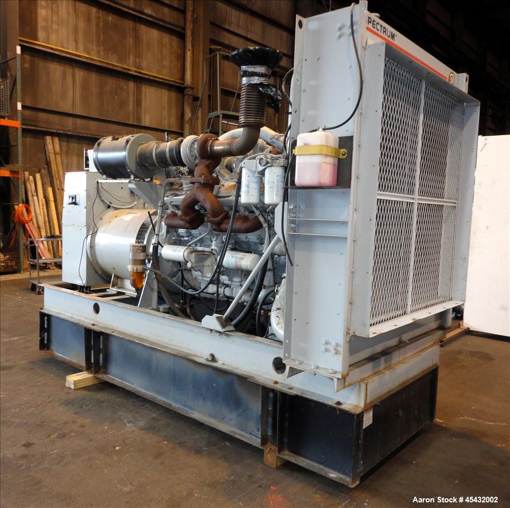 Used Detroit Diesel Spectrum 500 kW Standby Diesel Generator Set, Model 500DS60