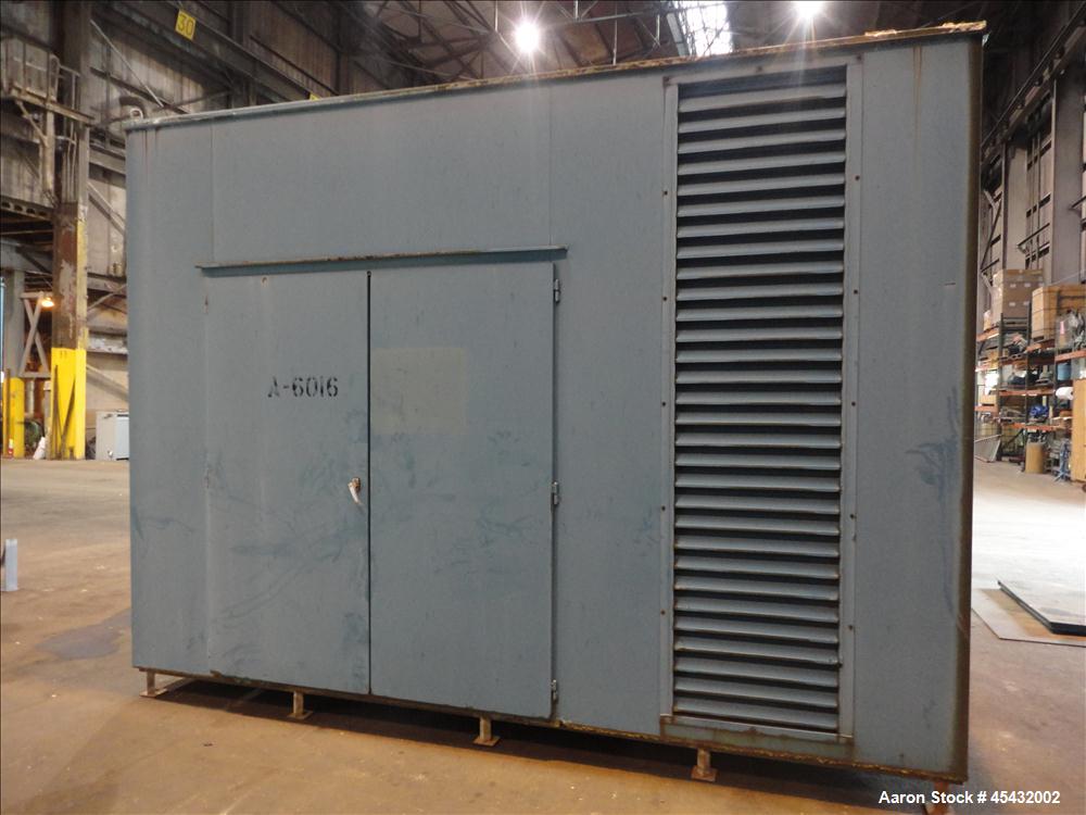 Used Detroit Diesel Spectrum 500 kW Standby Diesel Generator Set, Model 500DS60