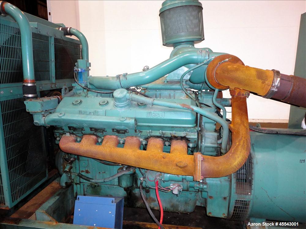 Used Detroit Diesel 425 kW standby Diesel Generator Set,