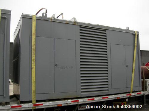 Used Detroit Diesel 750 kW diesel generator set. Detroit Diesel 16V92T engine, 1095 brake horsepower, serial #16VF006867. Marathon Electric Magna One 3/60/277/480V, 1800 rpm, model 680FDR8068GG-P282W...