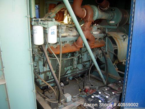 Used- Detroit Diesel 750 kW diesel generator set. Detroit Diesel 16V92T engine, 1095 brake horsepower, serial #16VF006867. M...