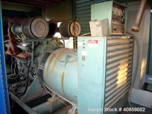 Used- Detroit Diesel 750 kW diesel generator set. Detroit Diesel 16V92T engine, 1095 brake horsepower, serial #16VF006867. M...