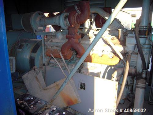 Used Detroit Diesel 750 kW diesel generator set. Detroit Diesel 16V92T engine, 1095 brake horsepower, serial #16VF006867. Marathon Electric Magna One 3/60/277/480V, 1800 rpm, model 680FDR8068GG-P282W...