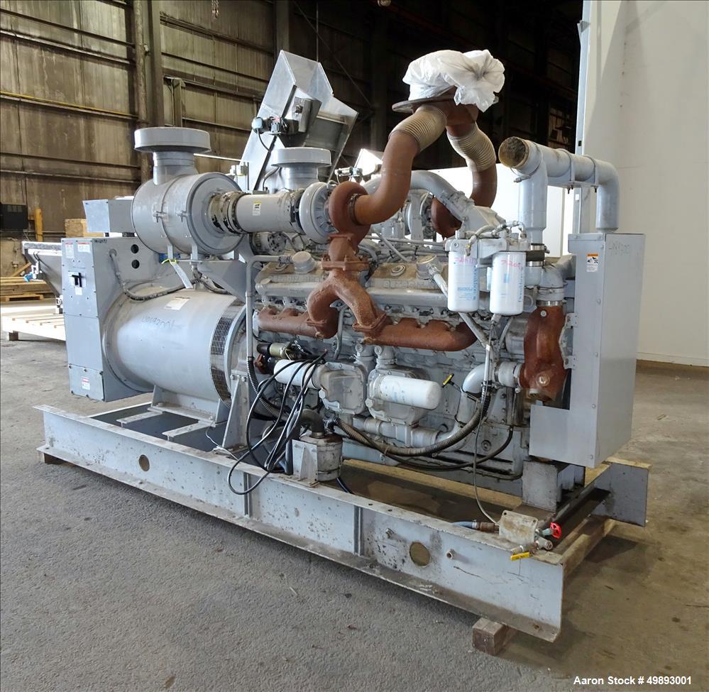 Used Detroit Diesel Spectrum 800 kW Standby Diesel Generator Set, Model 800DS60