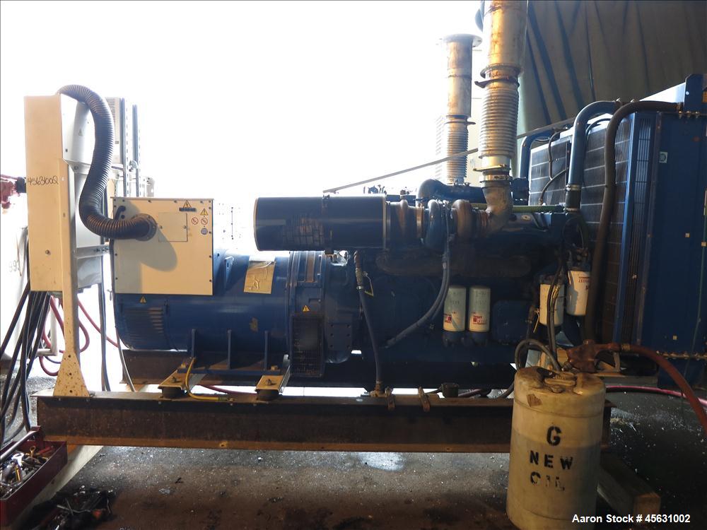 Used Detroit Diesel 500kW standby diesel generator set. Detroit Diesel 12V-71TA