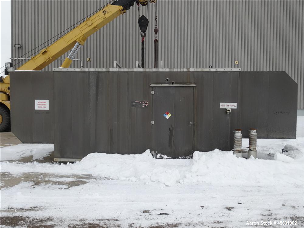 Used Detroit Diesel 500kW standby diesel generator set. Detroit Diesel 12V-71TA