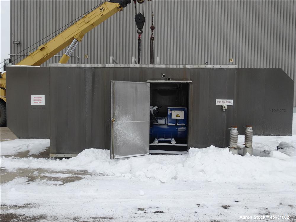 Used Detroit Diesel 500kW standby diesel generator set. Detroit Diesel 12V-71TA