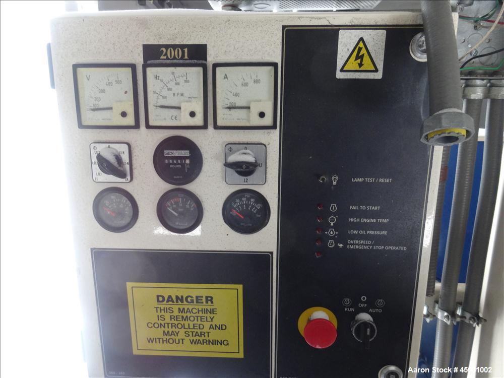 Used Detroit Diesel 500kW standby diesel generator set. Detroit Diesel 12V-71TA
