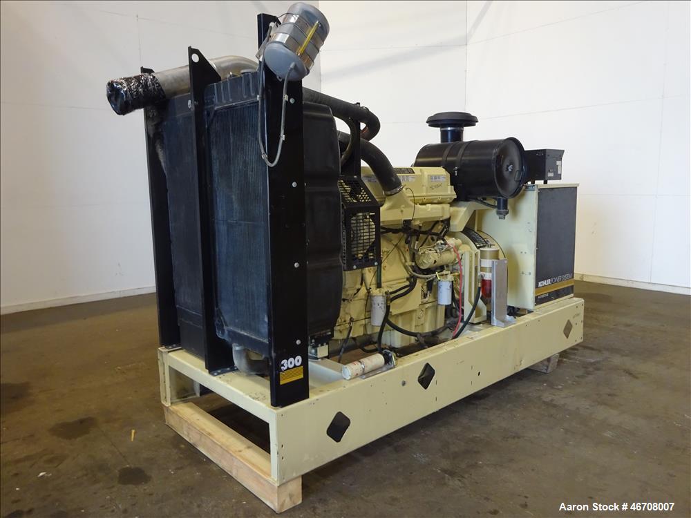 Used Kohler 300 kW Diesel Generator, Model 300REOZDN.