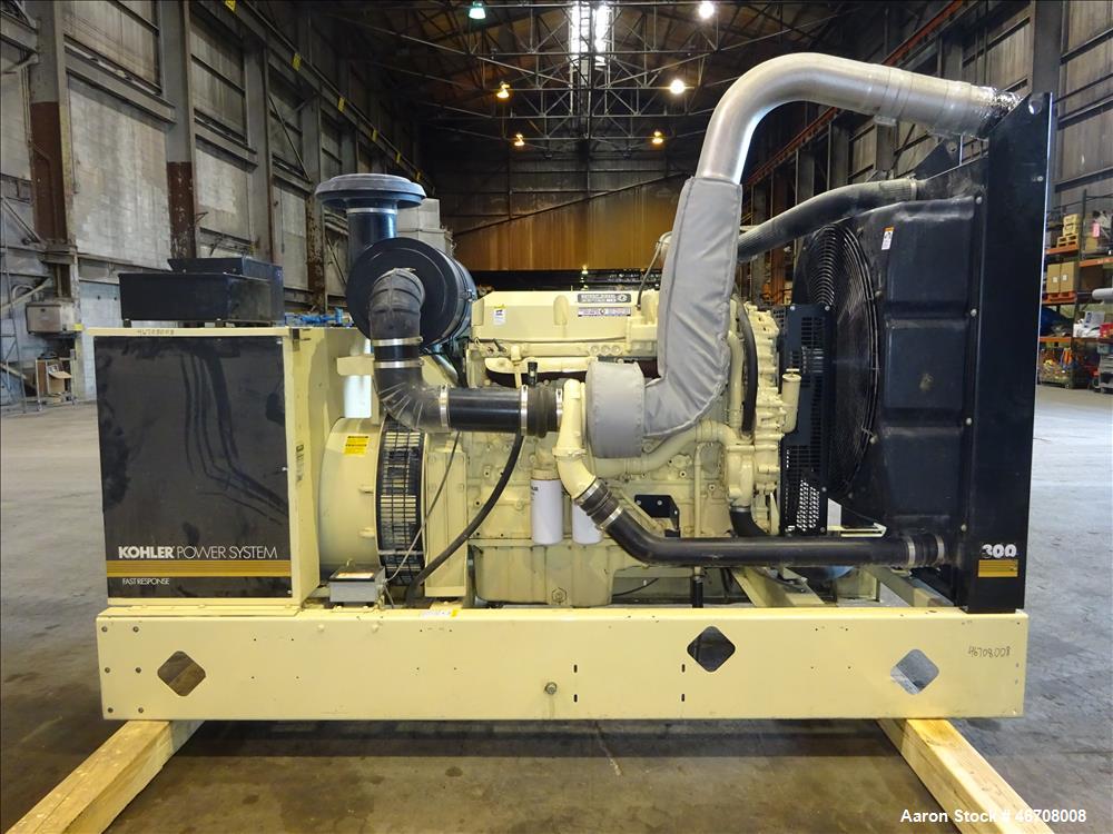 Used Kohler 300 kW Diesel Generator Model 300REOZDN.
