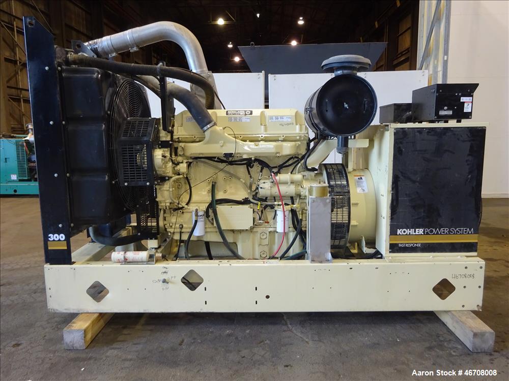 Used Kohler 300 kW Diesel Generator Model 300REOZDN.
