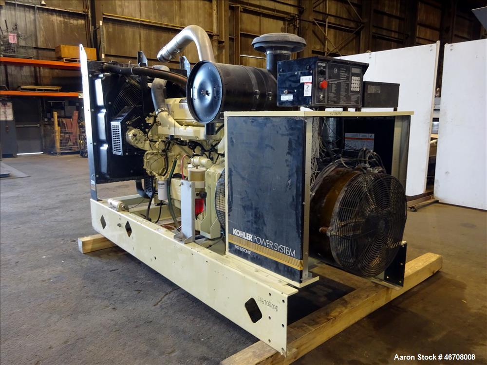 Used Kohler 300 kW Diesel Generator Model 300REOZDN.