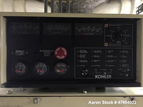 Used Detroit 1000 kW diesel generator set. Open skid unit.