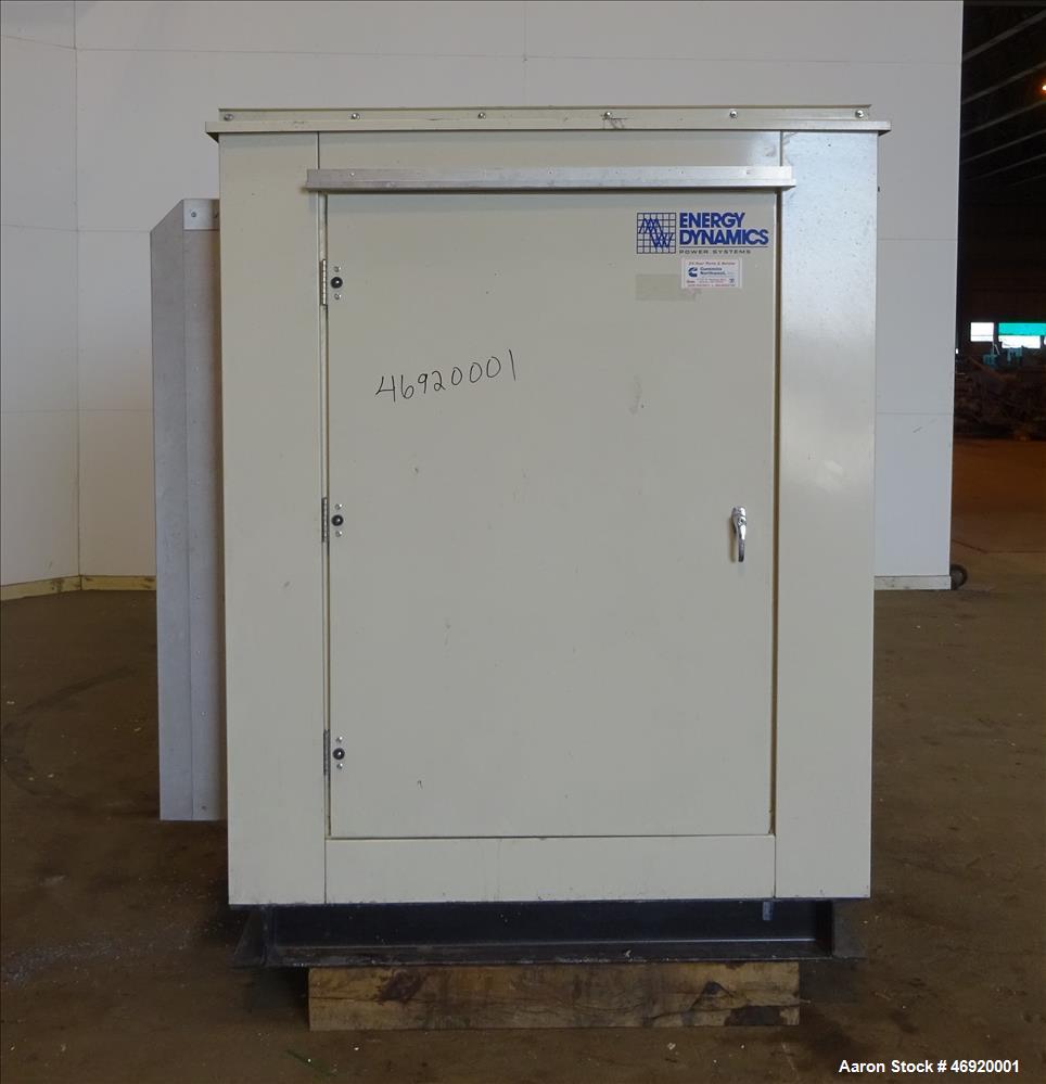 Used Energy Dynamics 400 kW standby diesel generator set model EDI-400-V.