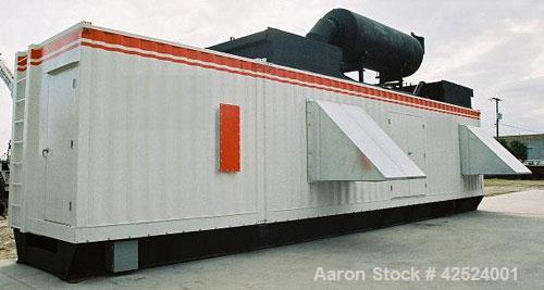 Used EMD V45 Industrial Diesel Generator, 2500 kW continuous, 2750 kW standby, 50 hz, 3300V, 750-900 rpm, 0 hours since rebuild. Completely re-manufactured engine and generator with new controls, hou...