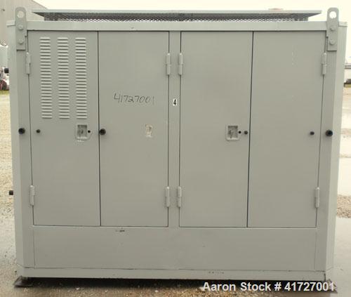 Used Elektryon 100 kW Cont Rated Natural Gas Generator Set. GM 454 natural gas engine. Stamford NewAge generator end 3/60/480V, 1800 rpm 12-lead reconnectable. Battery charger. Sound attenuated enclo...