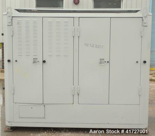 Used Elektryon 100 kW Cont Rated Natural Gas Generator Set. GM 454 natural gas engine. Stamford NewAge generator end 3/60/480V, 1800 rpm 12-lead reconnectable. Battery charger. Sound attenuated enclo...