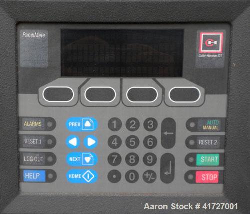 Used Elektryon 100 kW Cont Rated Natural Gas Generator Set. GM 454 natural gas engine. Stamford NewAge generator end 3/60/480V, 1800 rpm 12-lead reconnectable. Battery charger. Sound attenuated enclo...