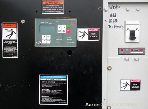 Used Elilott Magnetek 100 kW standby diesel generator Set, model 100RD, SN-8108J552. Perkins model 1006-6T turbocharged engine rated 154HP at 1800RPM. MagneTek model MTG35 generator 3/60/208/240/460V...