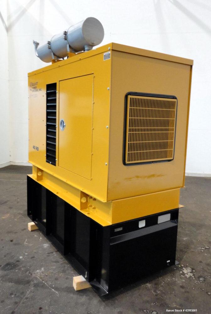 Used Elliott 40kW Standby Diesel Generator Set, Model 40RD, Serial BY07J593. Perkins Engine 4.236D. 3/60/208V 12 lead reconnectable. 150 Amp mainline circuit breaker. Coolant heater. Sens battery cha...