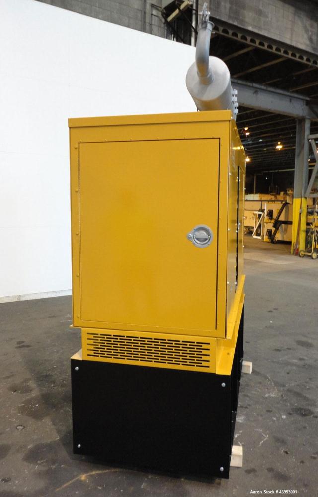 Used Elliott 40kW Standby Diesel Generator Set, Model 40RD, Serial BY07J593. Perkins Engine 4.236D. 3/60/208V 12 lead reconnectable. 150 Amp mainline circuit breaker. Coolant heater. Sens battery cha...