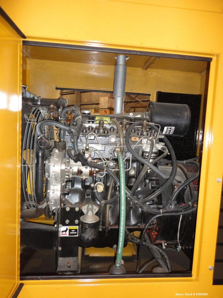 Used Elliott 40kW Standby Diesel Generator Set, Model 40RD, Serial BY07J593. Perkins Engine 4.236D. 3/60/208V 12 lead reconnectable. 150 Amp mainline circuit breaker. Coolant heater. Sens battery cha...