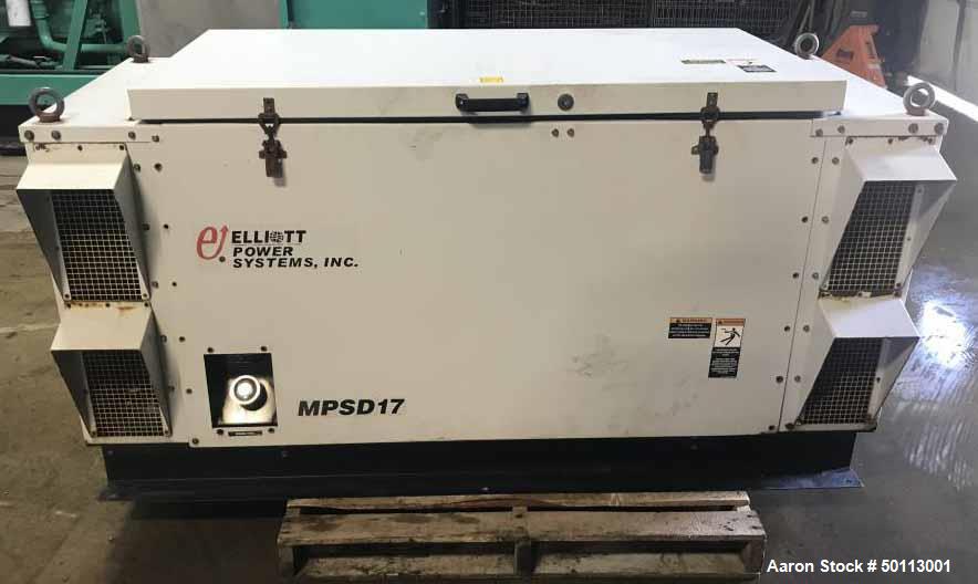 Used Elliot Power Systems MPSD 17 Diesel Generator, 15 KW