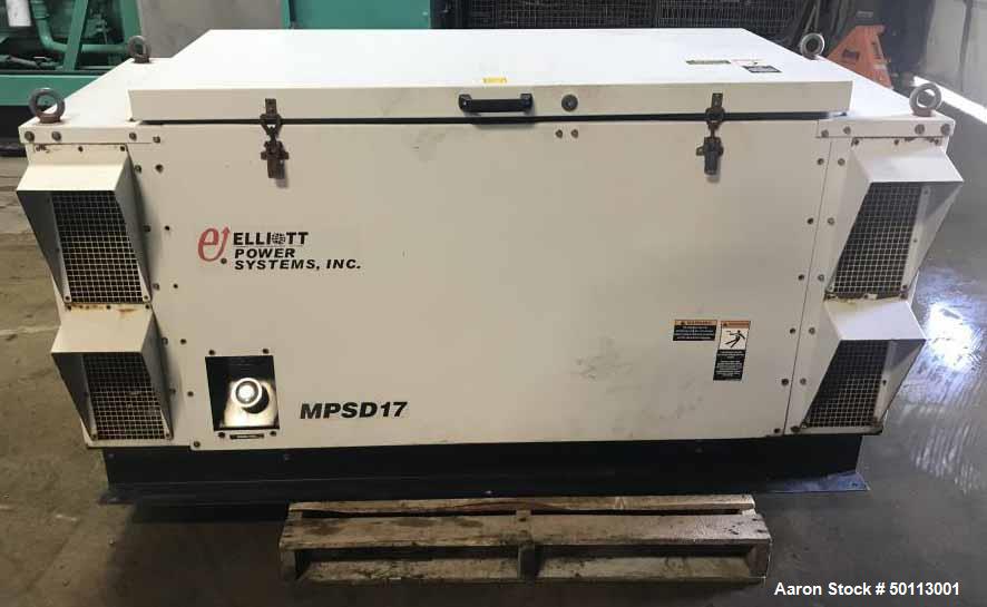 Used Elliot Power Systems MPSD 17 Diesel Generator, 15 KW