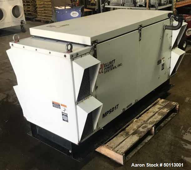 Used Elliot Power Systems MPSD 17 Diesel Generator, 15 KW