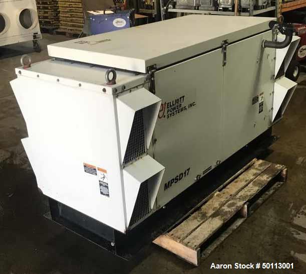 Used- Elliot Power Systems MPSD 17 Diesel Generator, 15 KW