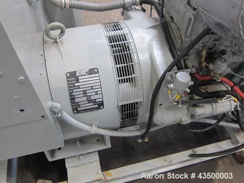 Used EPS (Enterprise Power Systems) 40kW Diesel Generator Set. Perkins model 4246 engine SN-LQ336264223688S. 1/60/120/240V. EPS unit model ED40FGP4, serial #AD112072. Perkins model 4-236 engine, seri...
