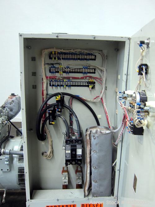 Used EPS (Enterprise Power Systems) 40kW Diesel Generator Set. Perkins model 4246 engine SN-LQ336264223688S. 1/60/120/240V. EPS unit model ED40FGP4, serial #AD112072. Perkins model 4-236 engine, seri...