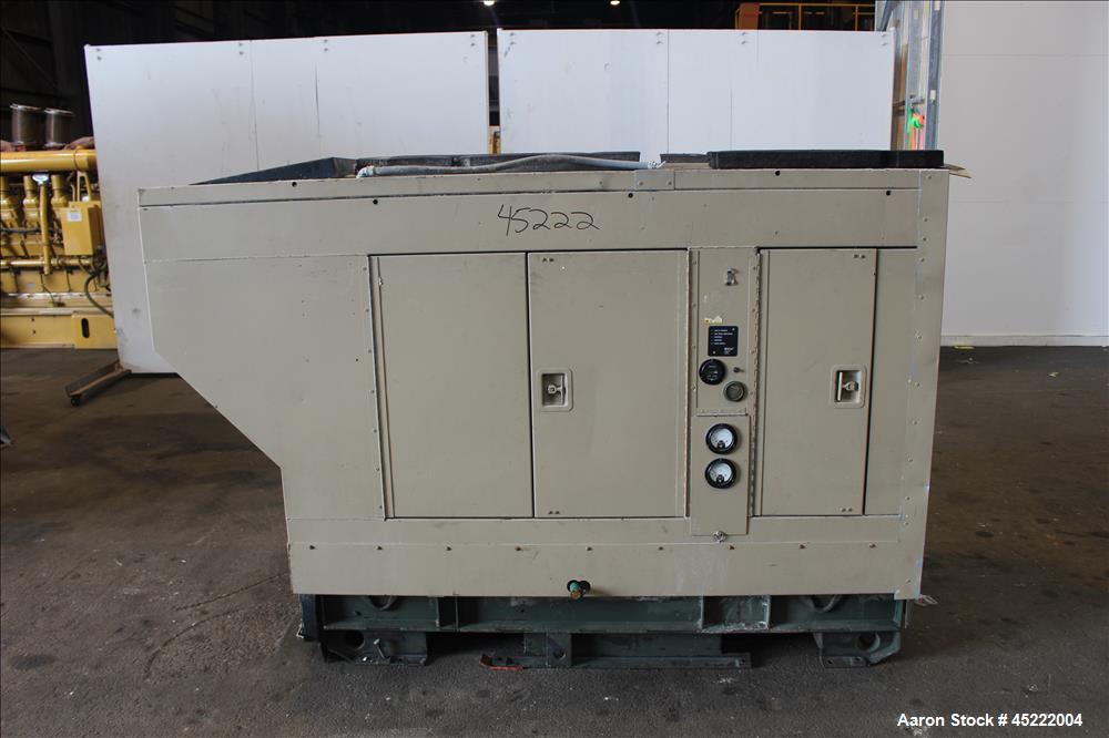 Used Uljanik 33 kW diesel generator, model FX030, serial#143037, continuous duty, 3/60/480 volts, with a sound enclosure housing, 1266 hours on meter.