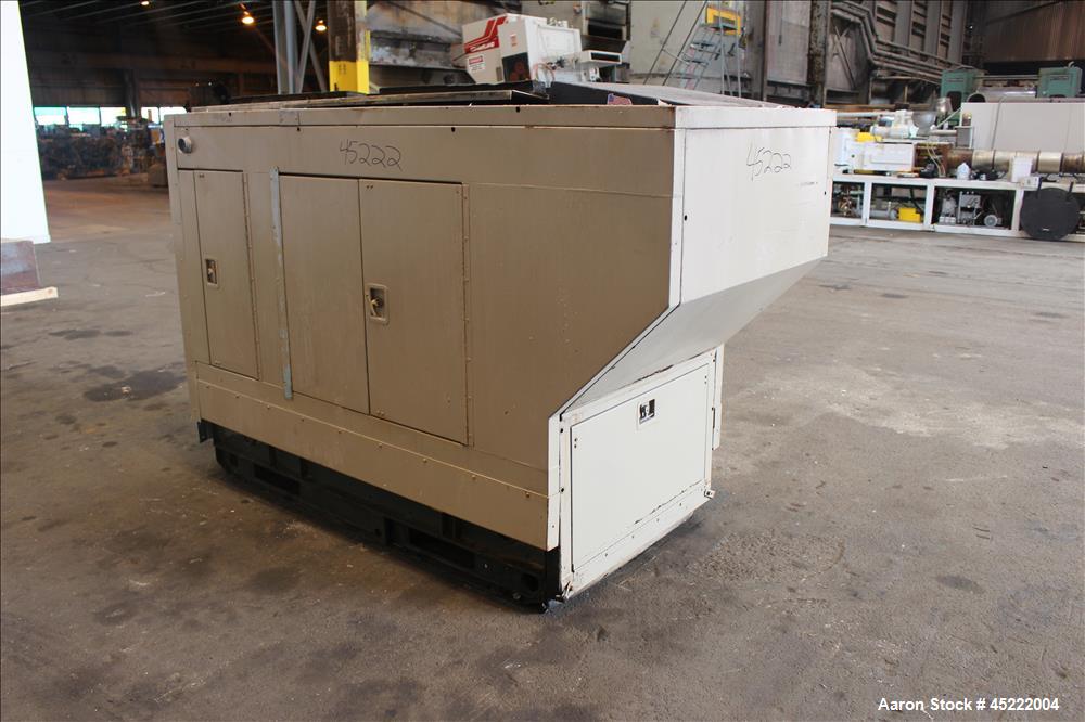 Used Uljanik 33 kW diesel generator, model FX030, serial#143037, continuous duty, 3/60/480 volts, with a sound enclosure housing, 1266 hours on meter.