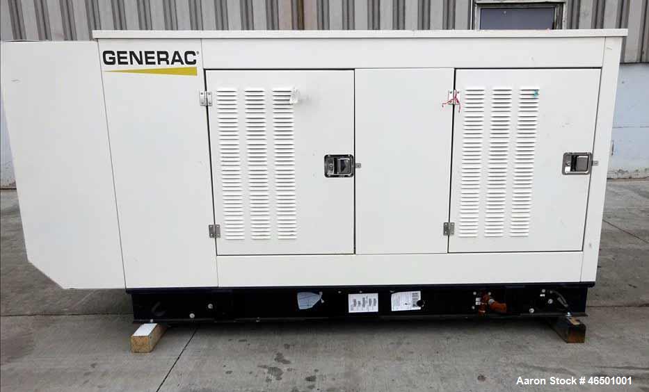 Used- Generac 70 kW Standby (63 kW Prime) Natural Gas Generator Sset, Model SG07