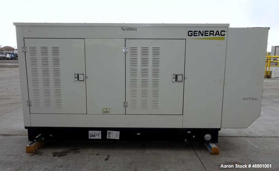 Used- Generac 70 kW Standby (63 kW Prime) Natural Gas Generator Sset, Model SG07