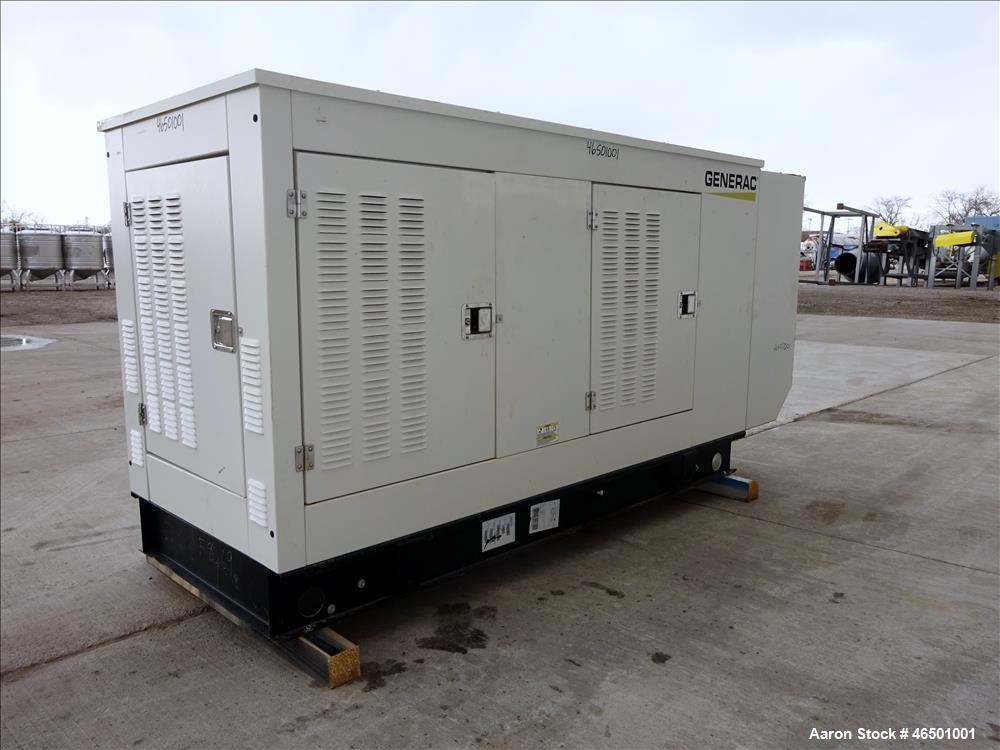 Used Generac 70 kW Standby (63 kW Prime) Natural Gas Generator Sset, Model SG07