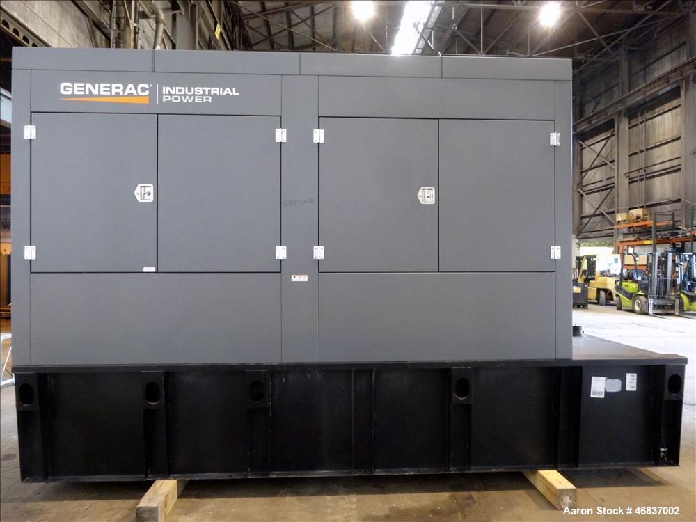 UNUSED- Generac 500 kW standby (440 kW prime) diesel generator set model 1392776