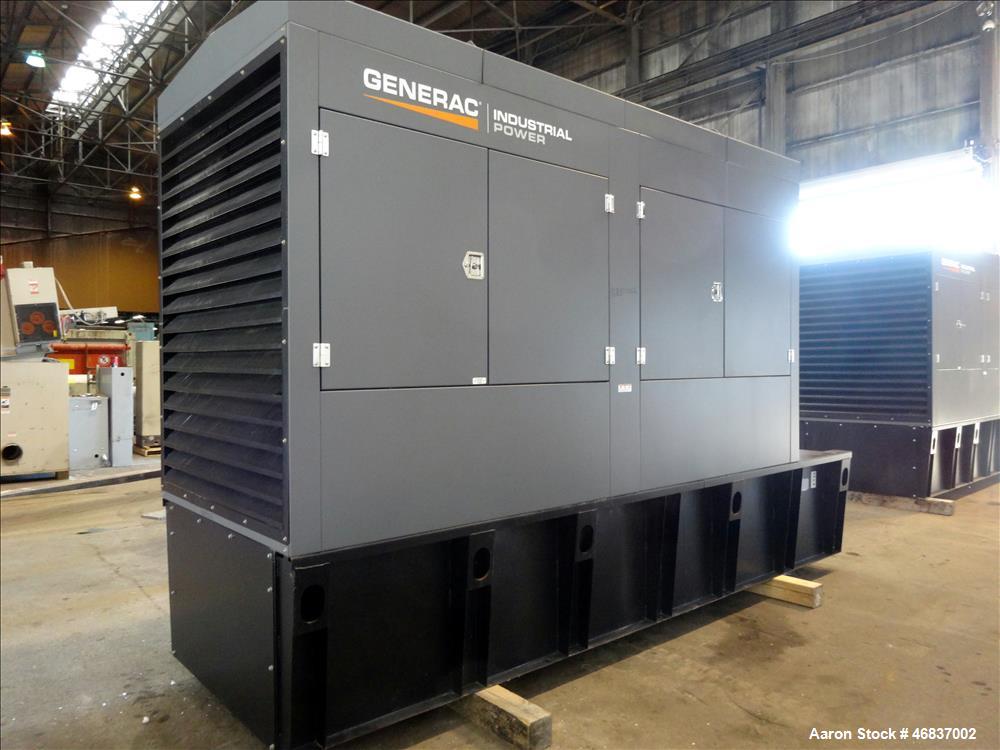 UNUSED- Generac 500 kW standby (440 kW prime) diesel generator set model 1392776