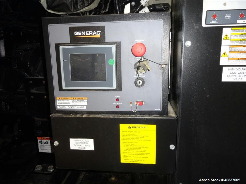 UNUSED- Generac 500 kW standby (440 kW prime) diesel generator set model 1392776