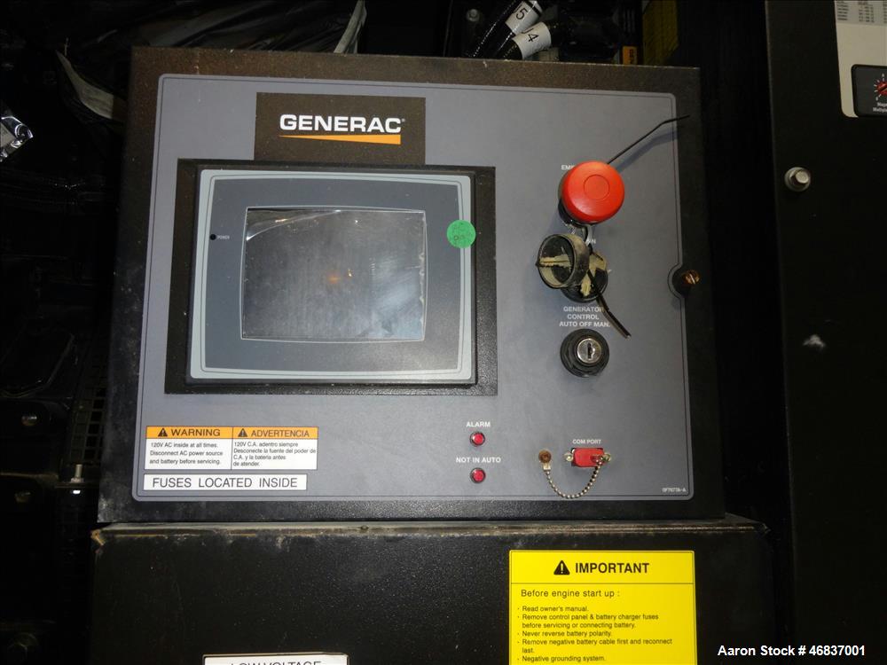 UNUSED- Generac 500 kW  diesel generator Volvo Penta TAD1641GE engine