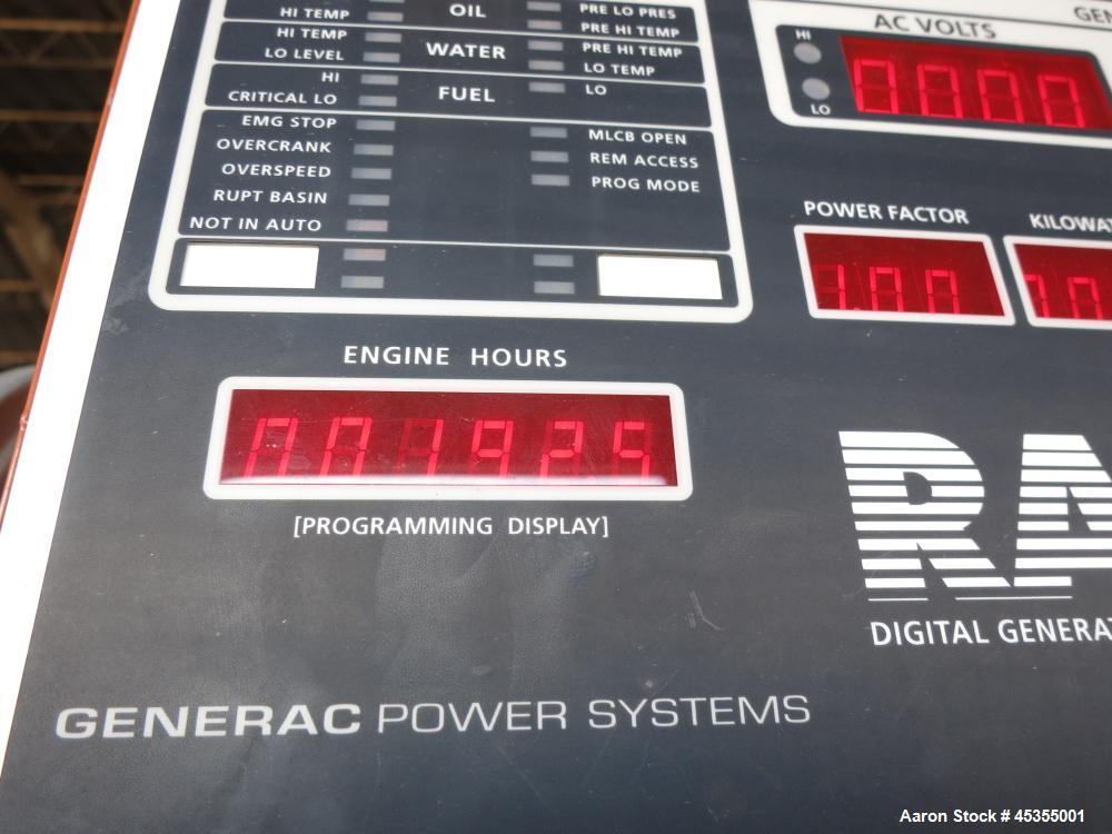 Used Mitsubishi/Generac 400 kW Standby Diesel Generator Set, Model SD400