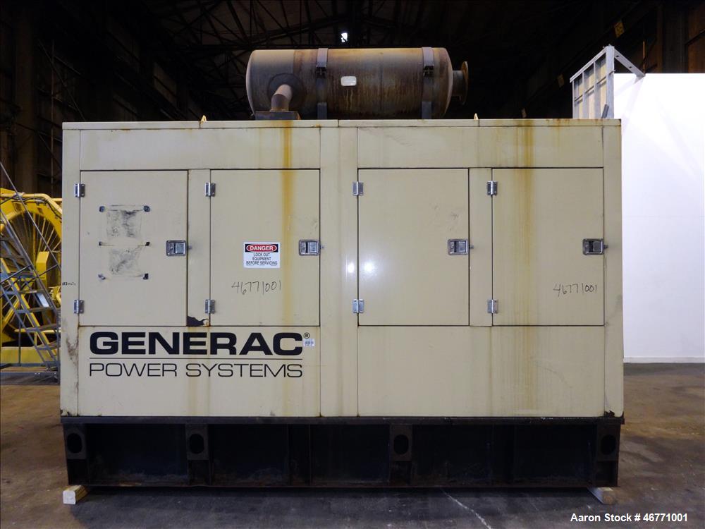 Used Generac 500 kW  diesel generator  model 1706630100. Hino engine